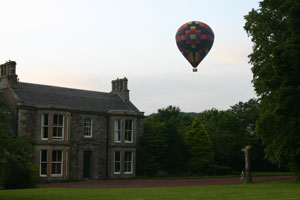 Hot Air Balloon over Cormiston Farm