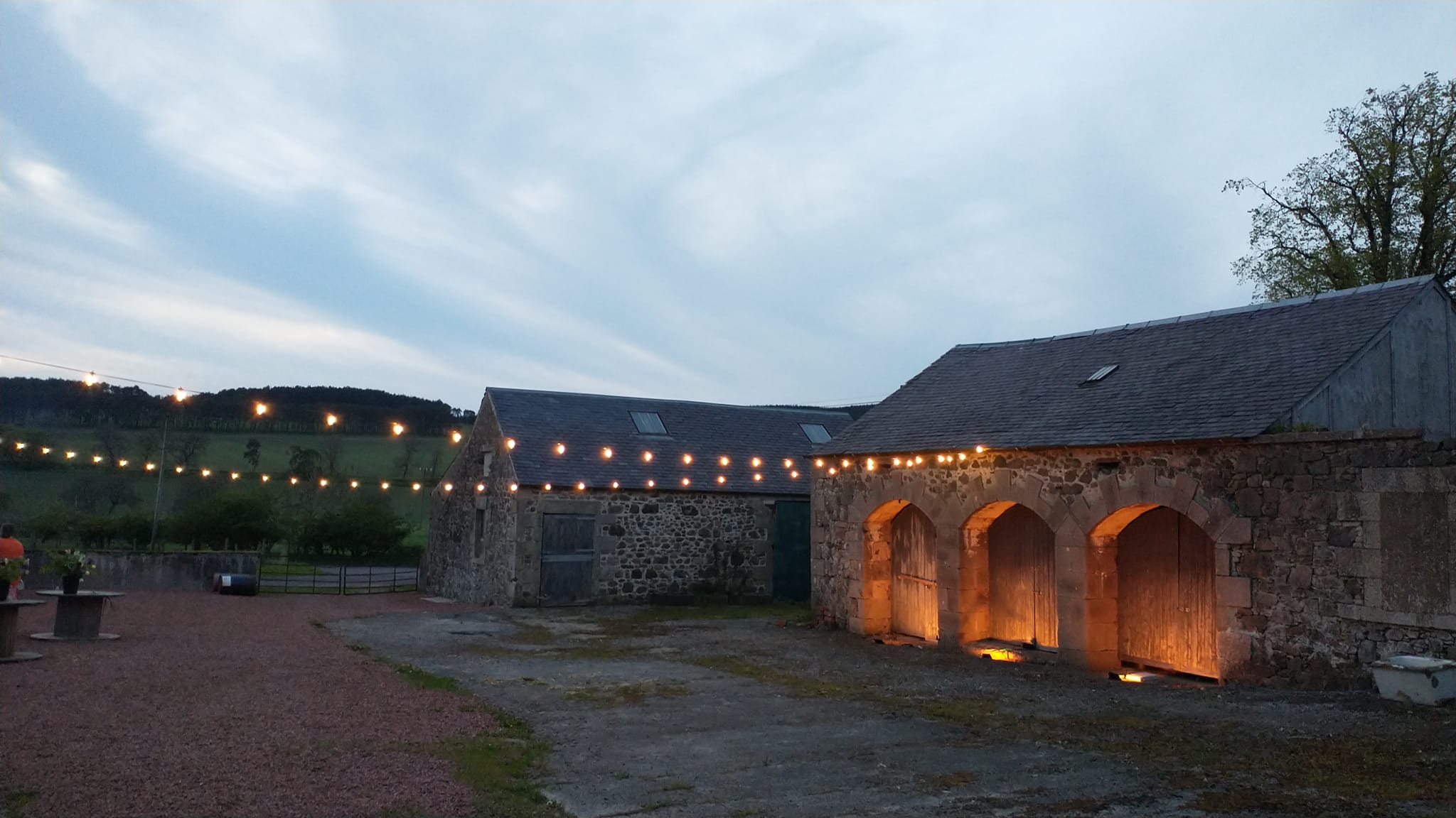 The Courtyard at Night