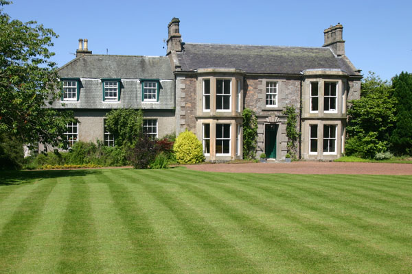 The front lawn