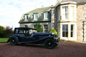  Lagonda on the front drive - ample parking space is available.